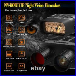 LCD Night Vision Goggles Binoculars Infrared IR Digital Camera Hunting USB IP56