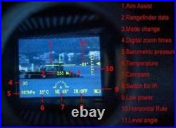 LRNV009 200M Infrared Night Vision Monocular 500M Hunting Range Finder 6x32
