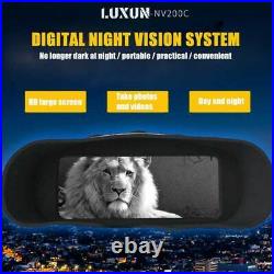 LUXUN NV200C Infrared Night Vision Binoculars Telescope 7X21 Zoom Digital KEV