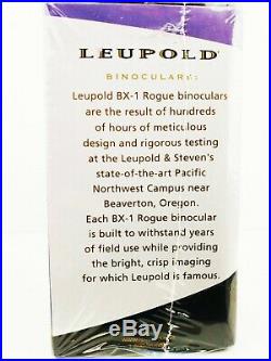 Leupold Binoculars BX-1 Rogue 10x25 mm Porro Prism 10x Zoom Waterproof Black NEW