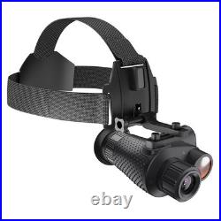 MINI HD 4K IR Night Vision Monoculars Head-Mounted Camera Outdoor Hunting NV4500