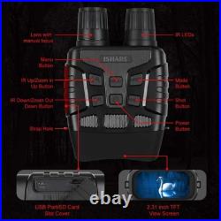 Maswater Night Vision Binoculars, 1080P Video, 36MP Resolution, Night Vision Sco Maswater Night Vision Binoculars, 1080P Video, 36MP Resolution, Night Vision Sco