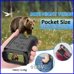 Maswater Night Vision Binoculars, Small 1080P Video, 36MP Resolution, Night Visi