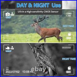 Maswater Night Vision Binoculars, Small 1080P Video, 36MP Resolution, Night Visi