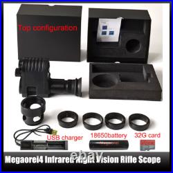 Megaorei4 Infrared Night Vision Rifle Scope Record Video Hunting IR Camera 850nm