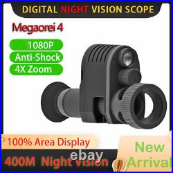 Megaorei4 Night Vision Scope for Rifle Optical Sight Telescope Hunting Camera 4X