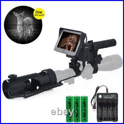 Megaorei 2 Night Vision Hunting Camera Rifle Scope + Flashlight Video Recorder