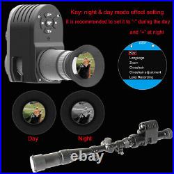 Megaorei 4 1080P Night Vision Scope Rifle Scope Optics Hunting Cameras IR 850nm