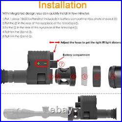 Megaorei 4 Night Vision 1080p IR Hunting Camera Camcorder Portable Rear Scope