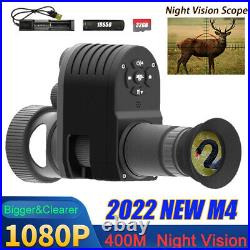 Megaorei 4 Night Vision Scope Hunting Camera Monocular Attachment 1080p IR