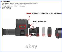 Megaorei 4 Night Vision Scope Video Record Binoculars Hunting IR Camera 1080p