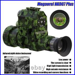 Megaorei IR Night Vision Scope for Rifle Optical Sight Monocular Hunting Camera
