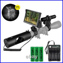 Megaorei Infrared Night Vision Rifle Scope Hunting Sight 850nm LED IR Camera DVR