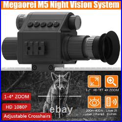 Megaorei M5 850nm Digital Night Vision Rifle Scope Optic Hunting Sight IR Camera
