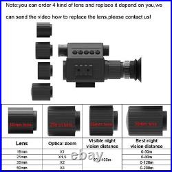 Megaorei M5 850nm Digital Night Vision Rifle Scope Optic Hunting Sight IR Camera