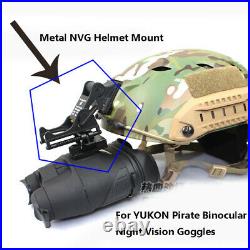 Metal FAST Helmet Mount for YUKON Pirate Binocular NVG Night Vision Goggles