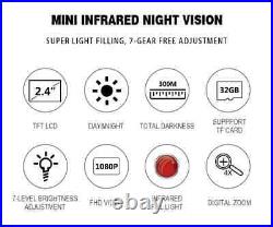 Mini Night Vision Binocular Device 1080P HD Infrared Digital Telescope 4X Zoom
