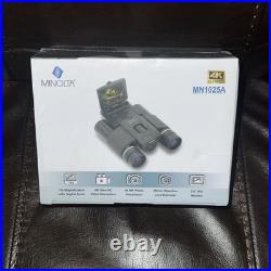 Minolta 10x25 Digital Binocular 4K UHD Video Camera, 48MP Photo, 8X Digital Zoom