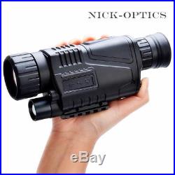 Monocular Night Vision Camera Infrared Digital Scope Telescope Hunting 5X40 HD