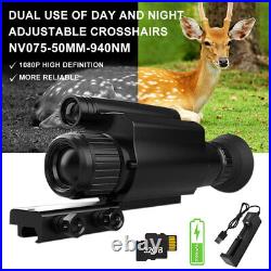 Monocular Night Vision Device 1080P 850nm 940nm Infrared Hunting Telescope 300M