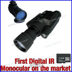 Monocular Night Vision Goggles Security Cameras IR Gen Tracker Video Camera