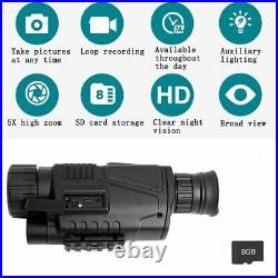 Monocular Night Vision Infrared Camera Digital Telescope Hunting Tactical Device