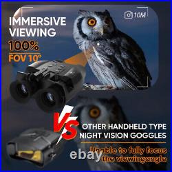 N4 Night Vision Goggles Binoculars Digital IR Head Mounted Hunting Rechargeable N4 Night Vision Goggles Binoculars Digital IR Head Mounted Hunting Rechargeable