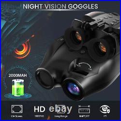 N4 Night Vision Goggles Binoculars Digital IR Head Mounted Hunting Rechargeable N4 Night Vision Goggles Binoculars Digital IR Head Mounted Hunting Rechargeable