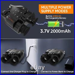 N4 Night Vision Goggles Binoculars Digital IR Head Mounted Hunting Rechargeable N4 Night Vision Goggles Binoculars Digital IR Head Mounted Hunting Rechargeable