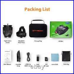 N4 Night Vision Goggles Binoculars Digital IR Head Mounted Hunting Rechargeable N4 Night Vision Goggles Binoculars Digital IR Head Mounted Hunting Rechargeable