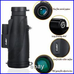 NEW GOSKY TITAN 12 X 50 HIGH POWER PRISM MONOCULAR With SMARTPHONE ADAPTER KIT