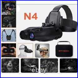 NEW Head Mounted Night Vision Binoculars Digital Infrared Goggles Rechargeable