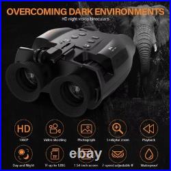 NEW Head Mounted Night Vision Binoculars Digital Infrared Goggles Rechargeable