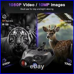 NEW Head Mounted Night Vision Binoculars Digital Infrared Goggles Rechargeable
