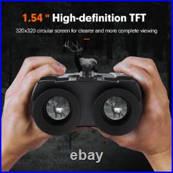 NEW Head Mounted Night Vision Binoculars Digital Infrared Goggles Rechargeable