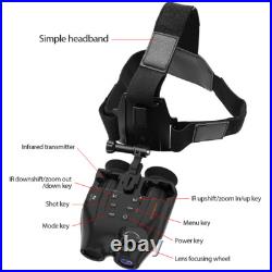 NEW Head Mounted Night Vision Binoculars Digital Infrared Goggles Rechargeable