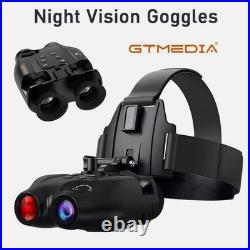 NEW Head Mounted Night Vision Binoculars Digital Infrared Goggles Rechargeable