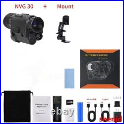 NEW NVG30 Helmet 940nm IR Night Vision Monocular Telescope 40° WIFI Digital #