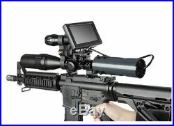 NIGHT VISION SCOPE IR ATTACHMENT With HD SCREEN DISPLAY 850NM INFRARED TORCH