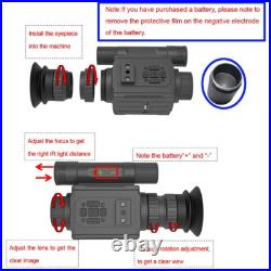 NK006 Infrared Night Vision Monocular 940nm Scope Hunting Sight Video Record