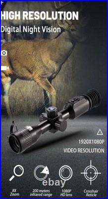 NV003 2-8X HD Digital Night Vision Monocular with 850nm IR for Hunting