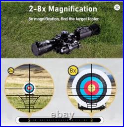 NV003 2-8X HD Digital Night Vision Monocular with 850nm IR for Hunting