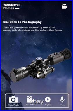 NV003 2-8X HD Digital Night Vision Monocular with 850nm IR for Hunting