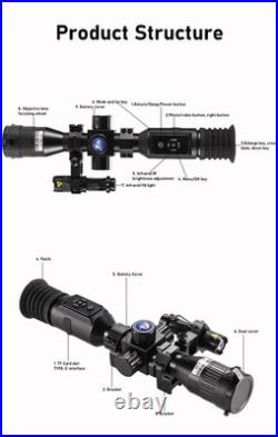 NV003 2-8X HD Digital Night Vision Monocular with 850nm IR for Hunting