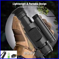 NV075 1080P 4X Zoom IR Night Vision Monocular Scope 840/950nm Hunting Cam
