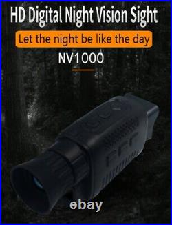 NV1000 Night Vision Monocular Hunting Scope Telescope Video Record Camera+ 32GB