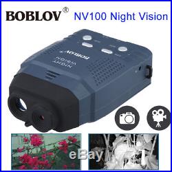 NV100 Night Vision Infrared Binoculars Digital 2x Zoom Photo Video with4GB SD Card
