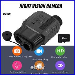 NV150 HD Infrared Night Vision Monoculars 2.6x Digital Zoom IR 850nm for Hunting NV150 HD Infrared Night Vision Monoculars 2.6x Digital Zoom IR 850nm for Hunting