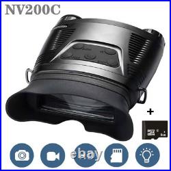 NV200C Infrared Night Vision Binocular Telescope 7X21 Zoom IR 300M for Hunting