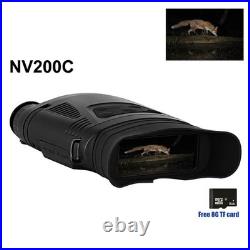 NV200C Infrared Night Vision Binoculars Telescope 7X21 Zoom Digital IR Hunting